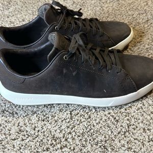 Cole Haan Men's Size 9.5 GrandPro Sneaker Dark Brown Leather Shoes